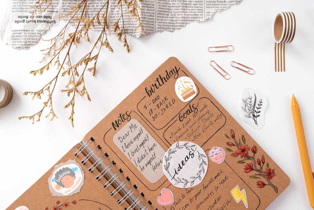 Qué lleva una agenda personalizada