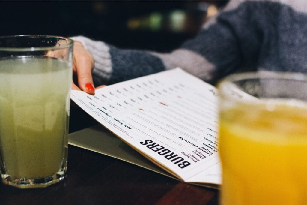 Material POP para restaurantes